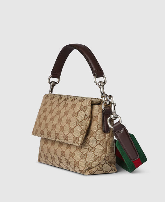 Sac à bandoulière en toile GG petit format II