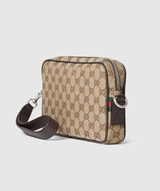 Sac à bandoulière en toile GG petit format V