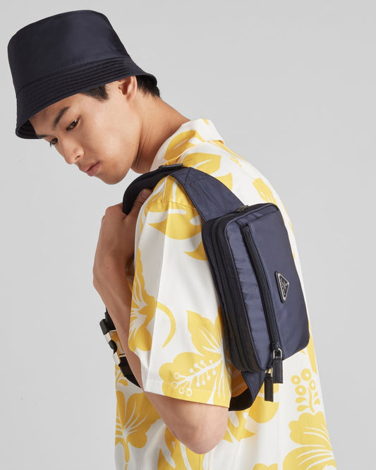 Sac banane en Re-Nylon et cuir Saffiano IV